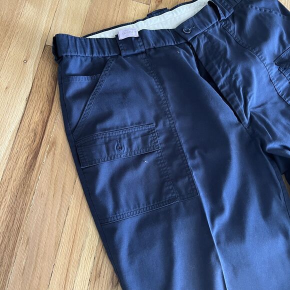 VTG Sportif Men's Performance Stretch Fishing Cargo Pants Navy Blue  Size 40 - Picture 7 of 9